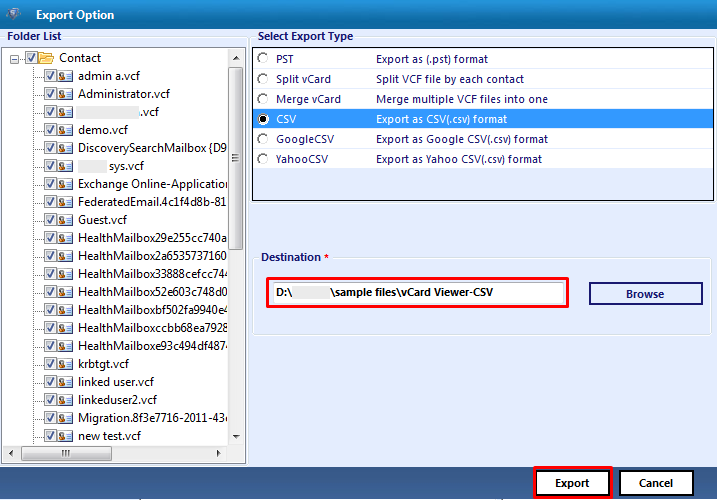 Windows 8 Convert VCF File to PST full
